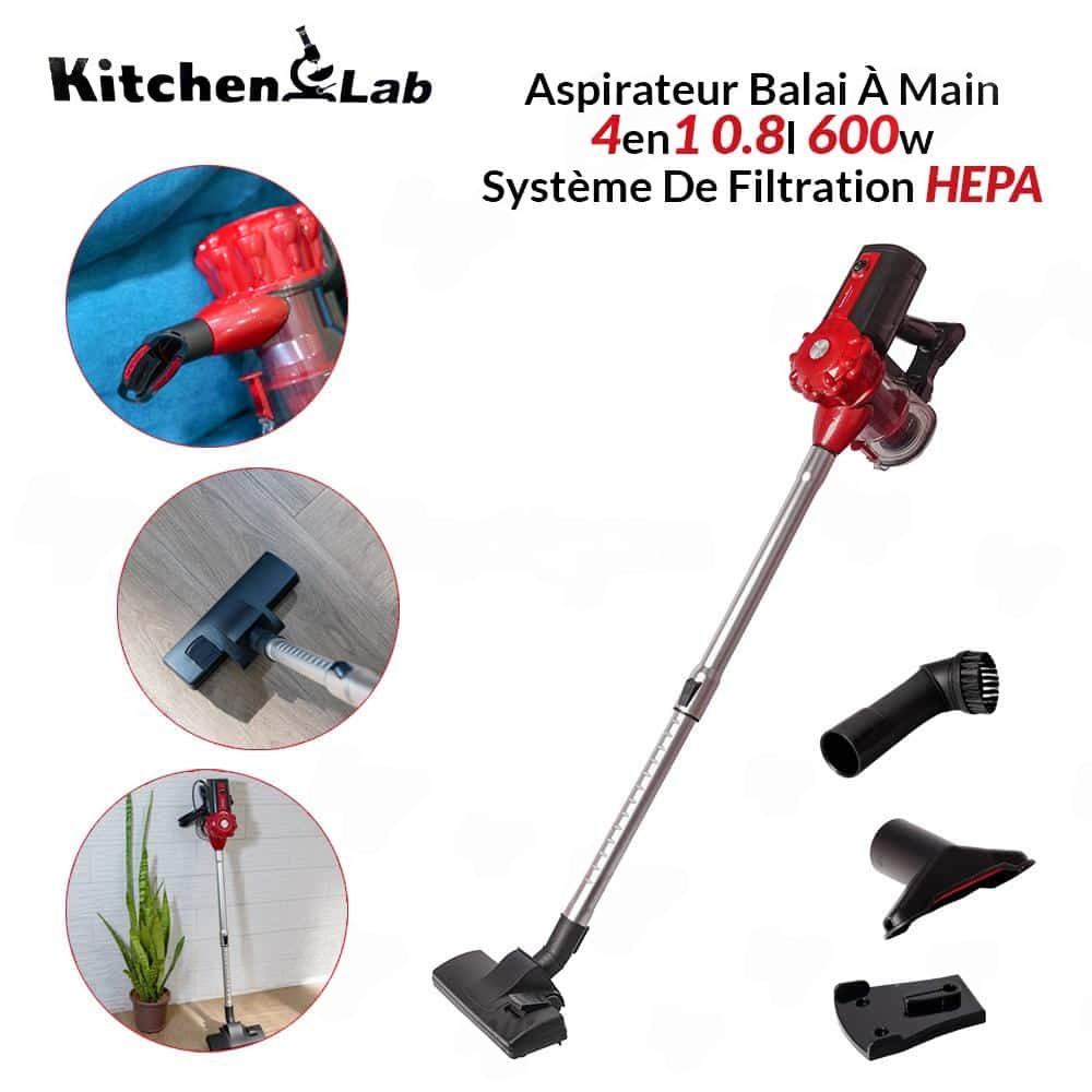 Aspirateur Balai À Main 4en1 0.8L 600W KitchenLab Kt-V-001 – Image 7