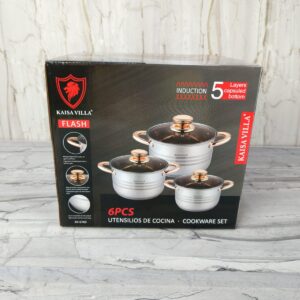Série 6 Pcs Luxe En INOX Kaisa Villa