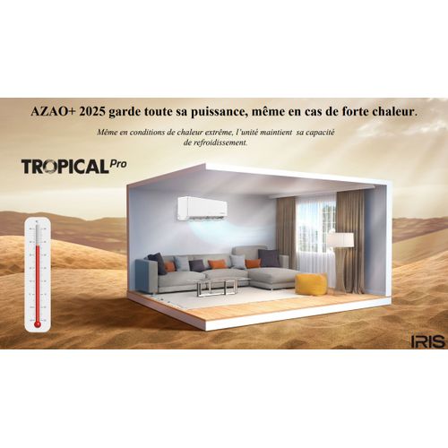 IRIS Climatiseur AZAO + 2025 12000 BTU T3 Inverter - Gris – Image 3