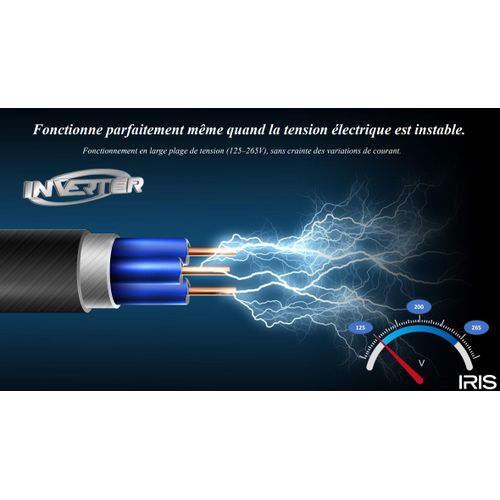 IRIS Climatiseur AZAO + 2025 12000 BTU T3 Inverter - Gris – Image 4