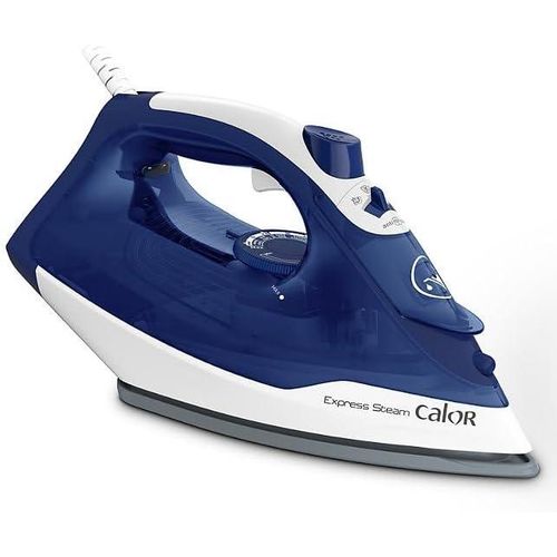 Calor Fer à Repasser Vapeur Express Steam 2400 WattsFV2848CO-Blanc-Bleu – Image 2