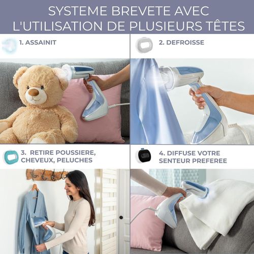 Calor Défroisseur vapeur, Système exclusif à têtes multiples pour 4 actions en 1 - DT9531 – Image 7