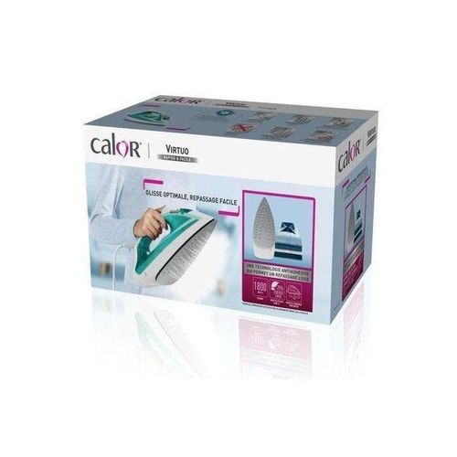 Calor Fer à repasser vapeur VIRTUO Fonction Pressing-2000W- -Blanc-Vert - FV1710C0 – Image 5