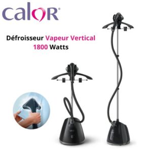 Calor Defroisseur Vapeur Vertical 1800 W Avec Peignes et Tuyau