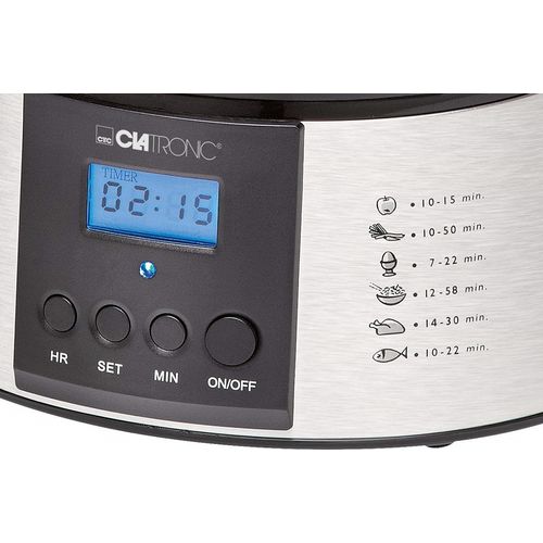 Clatronic Cuiseur Vapeur Electrique -Dg 3547 Blanc/Inox – Image 2