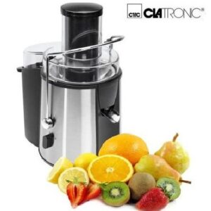 Clatronic Centrifugeuse Automatique 2L Acier Inoxydable - Ae3532 - Gris/Noir