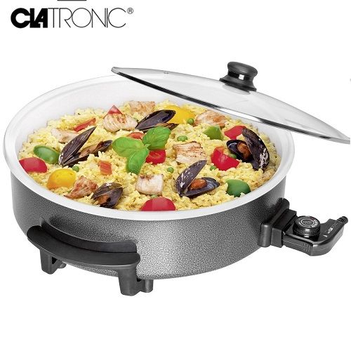 Clatronic Cuiseur À Paella - Pp 3570C - Blanc / Gris