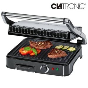 Clatronic Grill Viande & Panineuse 2000 W.- Kg 3487 - Noir