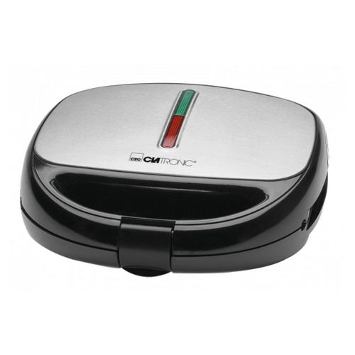 Clatronic Gaufrier / croque-monsieur SANDWICH GRILL, 3 in 1 ST 3670 800W, NOIR/ARGENT – Image 3