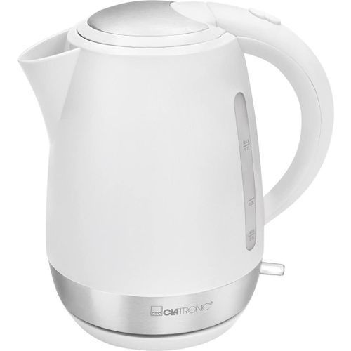 Clatronic Bouilloire Électrique Sans Fil -1,7 L - 2200 W - Wk 3691- Blanc
