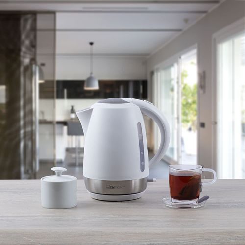 Clatronic Bouilloire Électrique Sans Fil -1,7 L - 2200 W - Wk 3691- Blanc – Image 3
