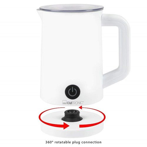 Clatronic Mousseur à lait Électroniques avec couvercle anti-éclaboussures 600w --Blanc – Image 2