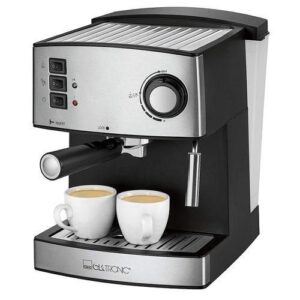 Clatronic Machine A Café Et Expresso et cappucino -15 Bar- ES 3643Clatronic -acier inoxydable