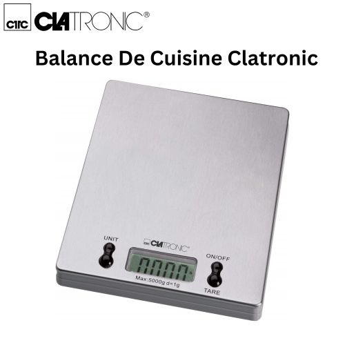 Clatronic Balance De Cuisine Numérique En Acier Inoxydable - KW 3367