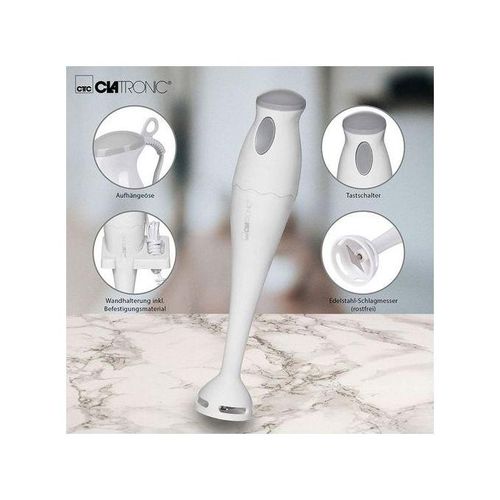 Clatronic Bras Mixeur + Bol Gradué - 180 W – Image 4