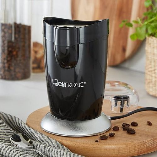 Clatronic Moulin à Café Électrique 120W 40G - Noir – Image 2