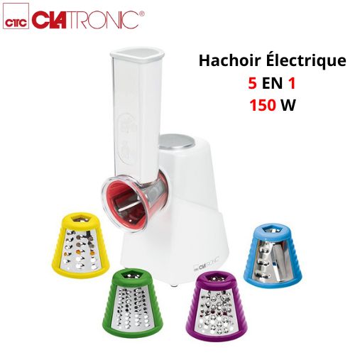 Clatronic Hachoir Électrique 5 EN 1 Multi Express - 150W