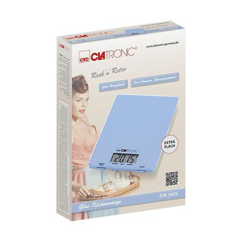 Clatronic Balance De Cuisine Numérique 5 KG - Bleu – Image 5
