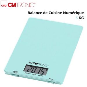 Clatronic Balance De Cuisine Numérique 5 KG - Vert