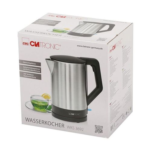 Clatronic Bouilloire Électrique Sans Fil - 1.5L 2200W - Noir – Image 6