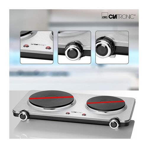 Clatronic Double plaque de cuisson 2500W DKP 3668 E – Image 4