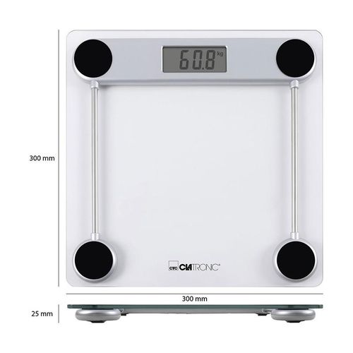 Clatronic Pèse personne électronique en verre PW 3368 – Image 2