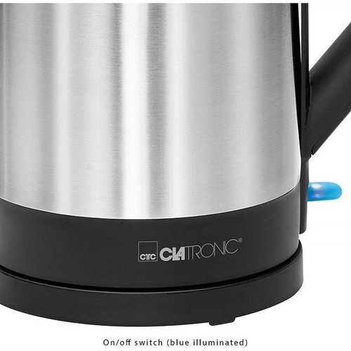 Clatronic Bouilloire Électrique 1.5 L -2200 W - Wks 3692- Inox/Noir – Image 4