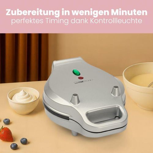Clatronic Gaufrier Pour Gaufre à Bulles 700W Avec Rotation 180° - Bubble Waffle WA 377 – Image 4