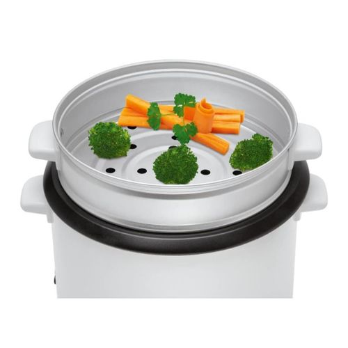 Clatronic Cuiseur À Riz Et Vapeur 2en1 2.5L 700W - Revêtement Anti-adhesif Avec Panier à Étuver en Aluminium - RK 3566 – Image 4