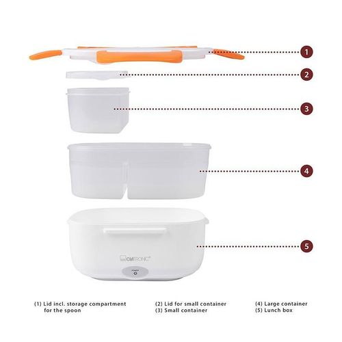 Clatronic Boite À Déjeuner Chauffante Électrique 1.7 Litres 220V - Lunchbox LB 3719 – Image 8
