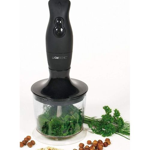 Clatronic Mixeur Plongeant 3 En 1 - Mixeur Batteur + Fouet Inox Sms 3190 -Noir – Image 2