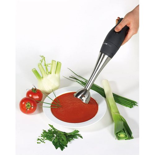 Clatronic Mixeur Plongeant 3 En 1 - Mixeur Batteur + Fouet Inox Sms 3190 -Noir – Image 4