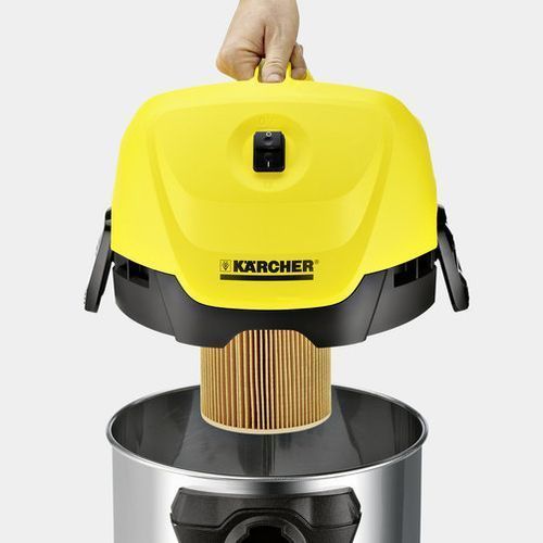 Karcher Aspirateur Souffleur - Wd3 Premium multi purpose vacuum Cleaner- - 1000 W - Jaune/Inox – Image 2