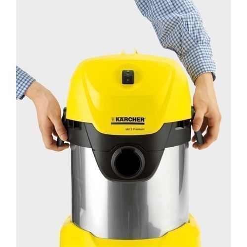 Karcher Aspirateur Souffleur - Wd3 Premium multi purpose vacuum Cleaner- - 1000 W - Jaune/Inox – Image 3