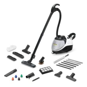Karcher Aspirateur Vapeur Kärcher-SV 7, 2200w 4 bar, Préchauffage: 5min, Débits Réglables, Plusieurs Filtres, 2 Réservoirs