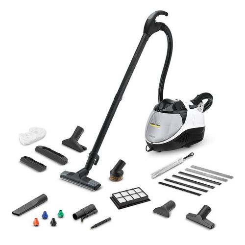 Karcher Aspirateur Vapeur Kärcher-SV 7, 2200w 4 bar, Préchauffage: 5min, Débits Réglables, Plusieurs Filtres, 2 Réservoirs