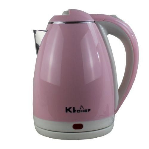 kitchef Bouilloire En Acier Inoxydable 1,8 Litre 1500 w rose/Inox