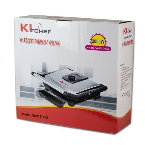 kitchef Panineuse 4 tranches 2000 w KT-402 – Image 5