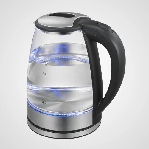 kitchef Bouilloire Électrique En Verre,1.8 litre inox verre 1500 watt LED ecran digital – Image 4