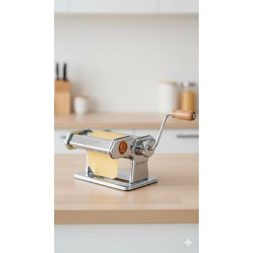 kitchef Machine à Pâtes Manuelle Chromée (Modèle KT-150-3) 150 MM