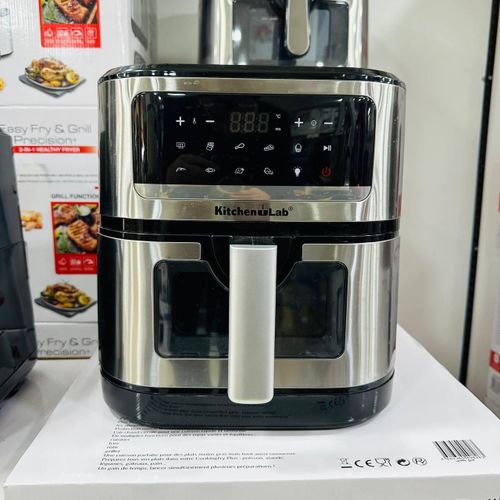 KITCHEN LAB Friteuse à Air Sans Huile 2 En 1 avec grill - 6.7L 1800W – Image 3