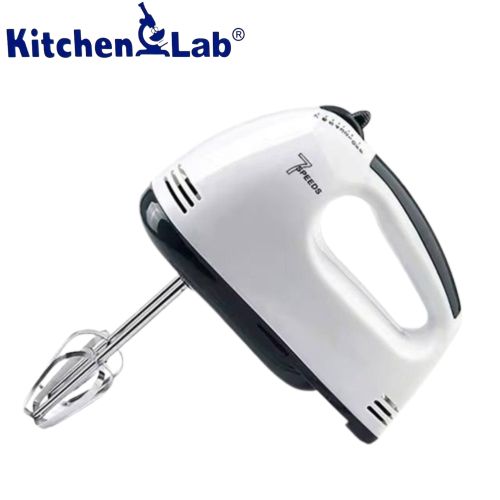 KITCHEN LAB Batteur Electrique À Main 110 W 7 Vitesses - Blanc/Noir - HM001
