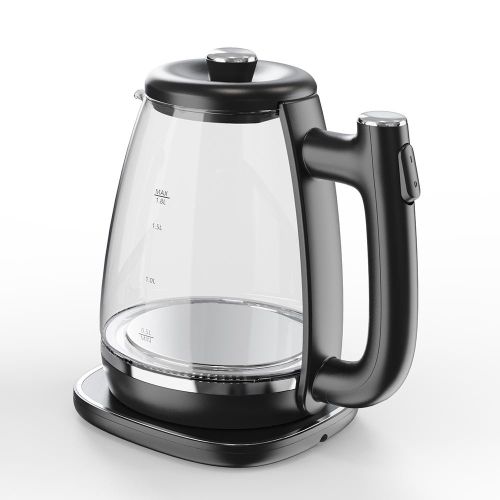 KITCHEN LAB Bouilloire Électrique En Verre Sans Fil 1500W 1.8L - KT-EK002 – Image 2