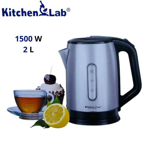KITCHEN LAB Bouilloire Electrique Sans Fil En Inox 2 L 1500 W - KT-EK-011