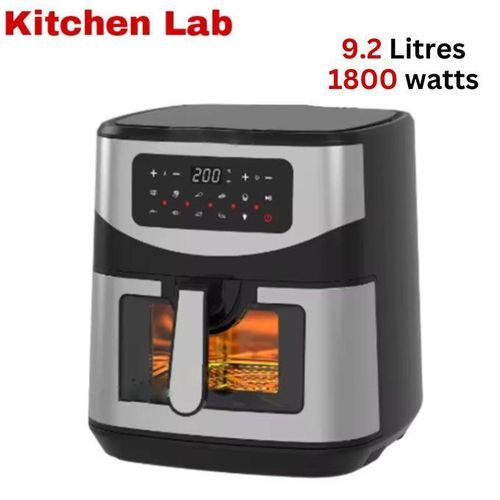 KITCHEN LAB Friteuse 2 En 1 à Air Sans Huile avec Grill - 9.2L 1800W KL-579DW