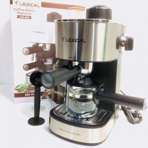 LEXICAL Cafetière espresso a bras 3.5bar.800w.4tasses – Image 3