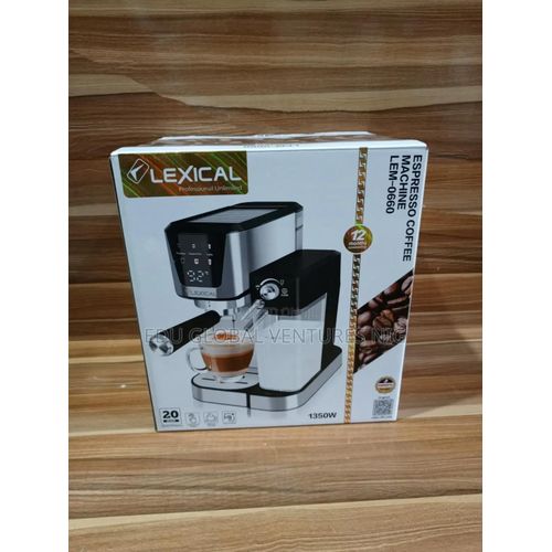 LEXICAL Professional Digital Espresso Coffee Machine 20 BAR 1350W. – Image 2