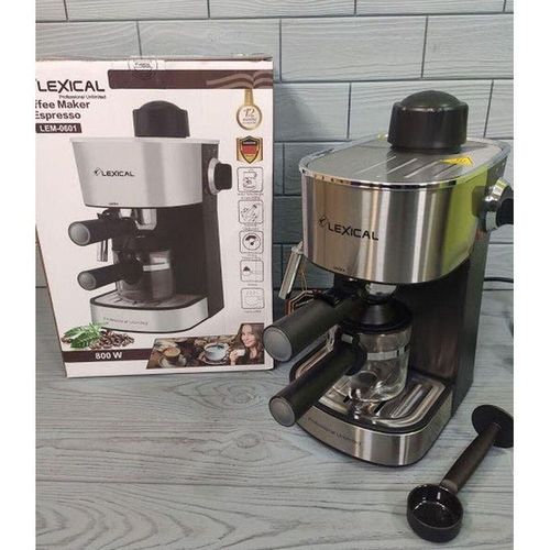 LEXICAL machine à expresso semi-automatique 2 en 1 avec mousseur à lait, prépare cappuccino, latte et moka – Image 4