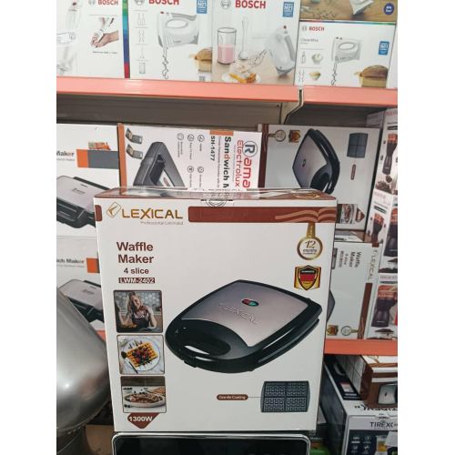LEXICAL waffle maker LWM-2402 Non-stick granite coating 1300W – Image 3