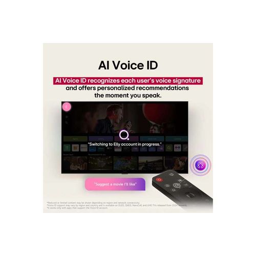 LG Téléviseur 55" NanoCell AI - 55NANO80A6A - 4K Smart TV AI Magic remote HDR10 webOS25 2025 – Image 5